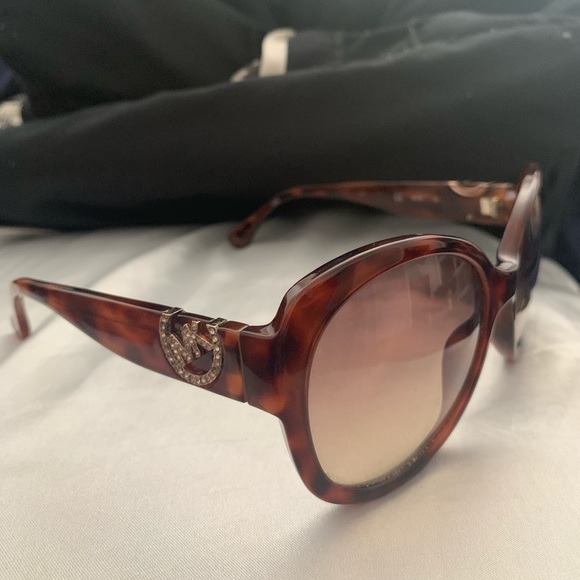 Michael Kors Brown Oval Sunglasses - Picture 3 of 7